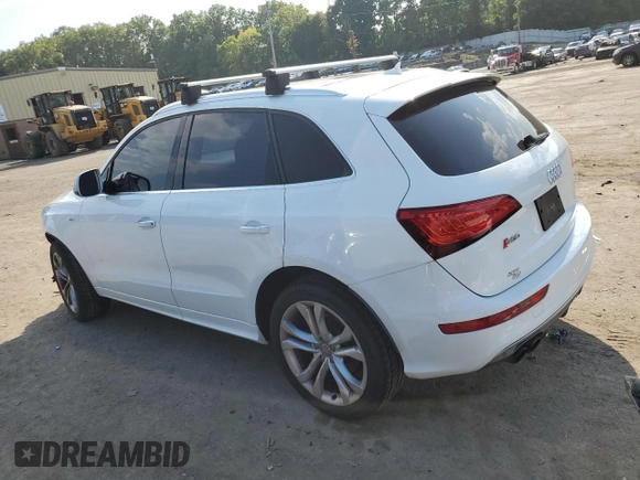 2015 Audi SQ5 Premium Plus with VIN WA1CGAFP6FA100619, listed as a Copart auction lot 68613894 with 100,620 mi miles and Salvage Title. Bid and sale history available at carsss.com. Image 2.