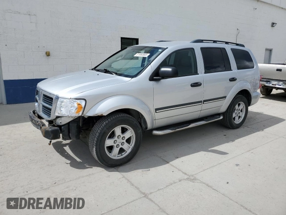 2007 Dodge Durango SLT with VIN 1D8HB48P27F536737, listed as a Copart auction lot 51980865 with 221,968 mi miles and Salvage title. Bid and sale history available at DreamBid. Image 1.
