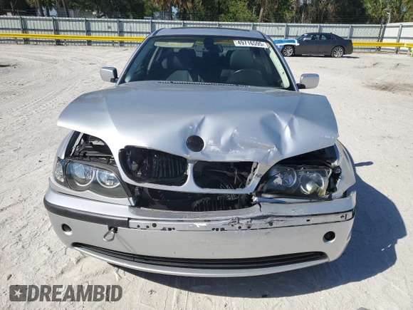 2003 BMW 3 Series 325i with VIN WBAEV33483KL85434, listed as a Copart auction lot 49716595 with 70,066 mi miles and Salvage Title. Bid and sale history available at carsss.com. Image 5.