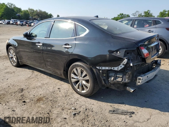 2013 Infiniti M37 with VIN JN1BY1AR7DM602061, listed as a Copart auction lot 59497154 with 124,179 mi miles and Non Repairable. Bid and sale history available at carsss.com. Image 2.