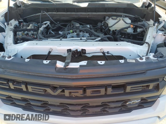 2022 Chevrolet Silverado 1500 Custom with VIN 1GCPABEK3NZ535764, listed as a Copart auction lot 53721735 with Not Provided miles and Salvage Title. Bid and sale history available at DreamBid. Image 11.