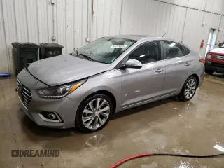2022 Hyundai Accent Limited with VIN 3KPC34A66NE188973, listed as a Copart auction lot 50268385 with 16,317 mi miles and Non Repairable. Bid and sale history available at carsss.com. Image 1.