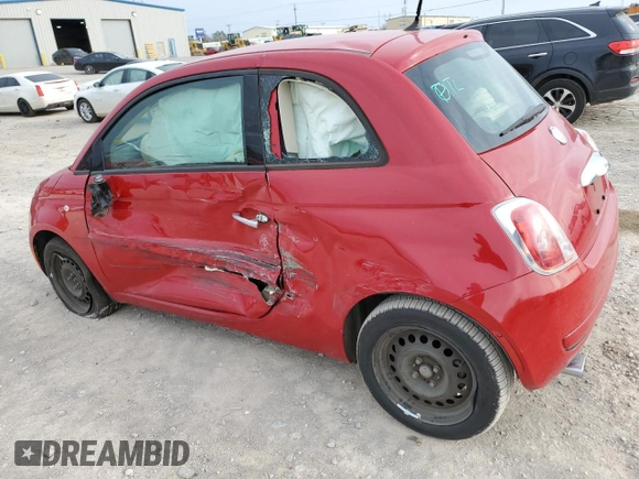 2014 FIAT 500 Pop with VIN 3C3CFFAR1ET252852, listed as a Copart auction lot 48021325 with 110,402 mi miles and Salvage Title. Bid and sale history available at carsss.com. Image 2.