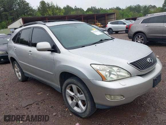 2004 Lexus RX 330 with VIN 2T2GA31U44C001562, listed as a IAAI auction lot 41961616 with 285,677 mi miles. Bid and sale history available at carsss.com. Image 1.