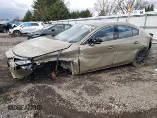2024 Mazda 3 Carbon Edition with VIN 3MZBPBXY1RM409742, listed as a Copart auction lot 81596184 with 5,631 mi miles and Salvage title. Bid and sale history available at DreamBid. Image 1.