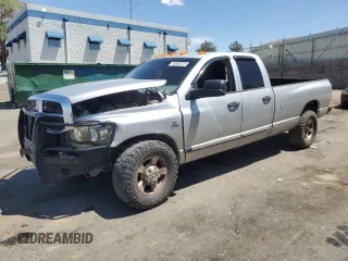 2007 Dodge 2500 SLT with VIN 3D7KR28C67G750054, listed as a Copart auction lot 55058735 with 257,777 mi miles and Salvage title. Bid and sale history available at DreamBid. Image 1.