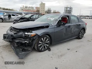 2023 Honda Civic EX z VIN 2HGFE1F75PH309296, wystawiony jako Copart lot #42829785 z przebiegiem Nie podano mil oraz Szkoda całkowita • Salvage title. Historia ofert i sprzedaży dostępna na DreamBid. Obrazek 1.