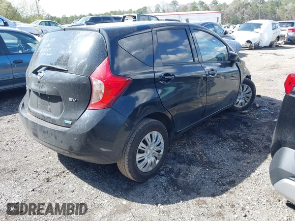 2016 Nissan Note SV with VIN 3N1CE2CP3GL368157, listed as a IAAI auction lot 41791059 with 54,853 mi miles and . Bid and sale history available at DreamBid. Image 4.