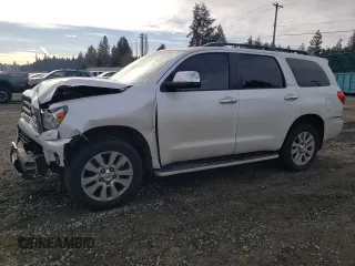 2017 Toyota Sequoia Platinum with VIN 5TDDY5G14HS148117, listed as a Copart auction lot 41897185 with 146,637 mi miles and Salvage Title. Bid and sale history available at carsss.com. Image 1.
