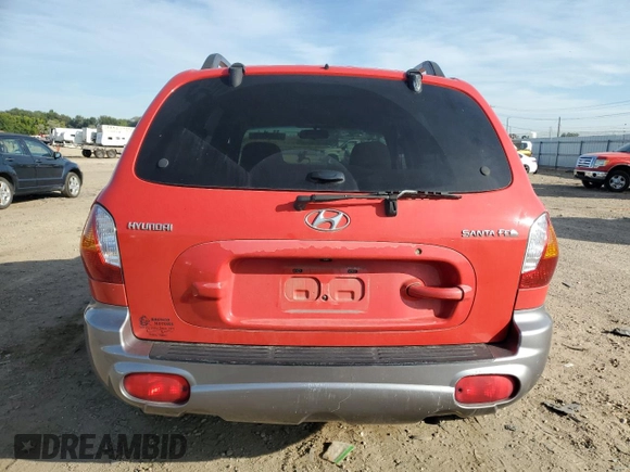 2004 Hyundai Santa Fe with VIN KM8SB12B04U654644, listed as a Copart auction lot 72450374 with 139,839 mi miles and Salvage Title. Bid and sale history available at carsss.com. Image 6.