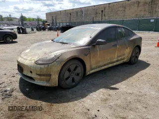 2021 Tesla Model 3 Standard Range Plus z VIN 5YJ3E1EA1MF096234, wystawiony jako Copart lot #53093815 z przebiegiem 14 019 mil mil oraz Szkody całkowita. Historia ofert i sprzedaży dostępna na DreamBid. Obrazek 1.