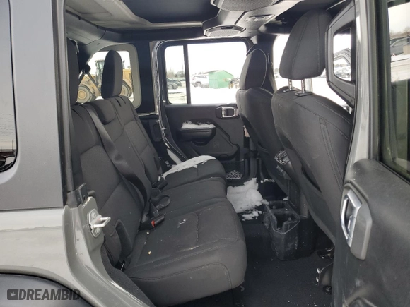 2020 Jeep Wrangler Unlimited Sport Altitude with VIN 1C4HJXDN6LW260578, listed as a Copart auction lot 45596855 with 0 mi miles and Salvage Title. Bid and sale history available at carsss.com. Image 10.