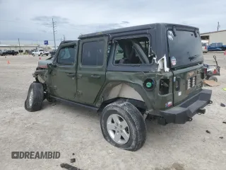 2021 Jeep Wrangler Unlimited Rubicon with VIN 1C4JJXFM0MW520948, listed as a Copart auction lot 88413745 with 72,174 mi miles and Salvage Title. Bid and sale history available at carsss.com. Image 2.