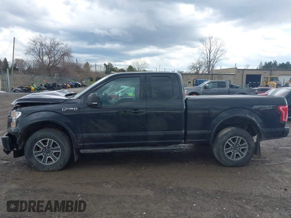 2016 Ford F-150 XLT with VIN 1FTFX1EF5GFC08651, listed as a IAAI auction lot 41898070 with 175,306 mi miles and . Bid and sale history available at carsss.com. Image 14.