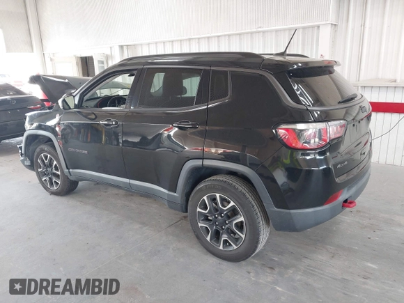 2020 Jeep Compass Trailhawk with VIN 3C4NJDDB3LT170463, listed as a IAAI auction lot 42446080 with 83,336 mi miles and . Bid and sale history available at DreamBid. Image 3.