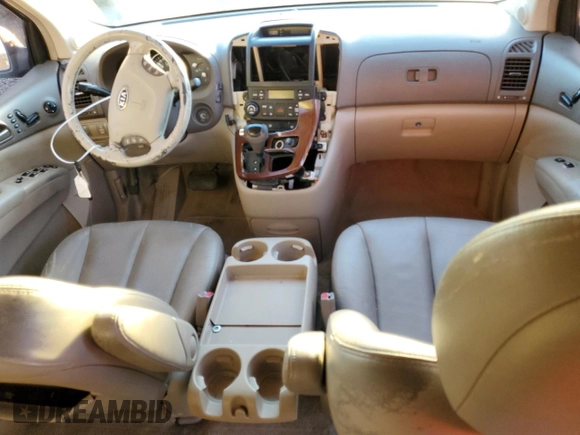 2006 Kia Sedona LX with VIN KNDMB233866017731, listed as a Copart auction lot 73367794 with 144,947 mi miles and Salvage Title. Bid and sale history available at carsss.com. Image 8.