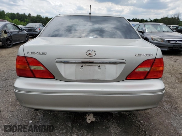 2003 Lexus LS 430 z VIN JTHBN30FX30102599, wystawiony jako Copart lot #58850365 z przebiegiem 245 545 mil mil oraz Czysty tytuł • Clean title. Historia ofert i sprzedaży dostępna na DreamBid. Obrazek 6.