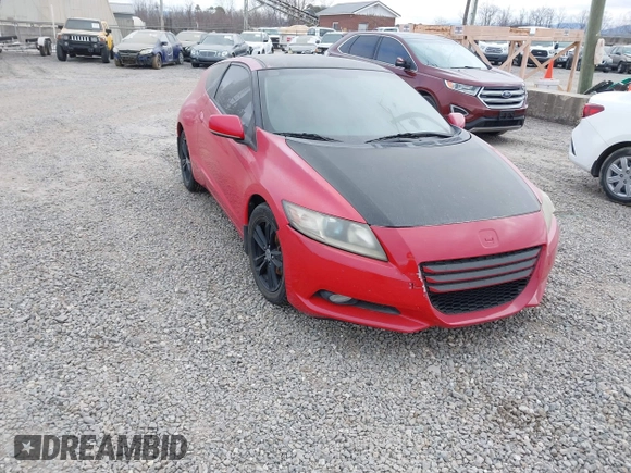 2012 Honda CR-Z EX with VIN JHMZF1D61CS003202, listed as a IAAI auction lot 41662413 with 158,721 mi miles. Bid and sale history available at carsss.com. Image 1.