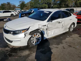 2017 Kia Optima LX z VIN 5XXGT4L35HG165653, wystawiony jako Copart lot #85765954 z przebiegiem 130 135 mil mil oraz Szkoda całkowita • Salvage title. Historia ofert i sprzedaży dostępna na DreamBid. Obrazek 1.
