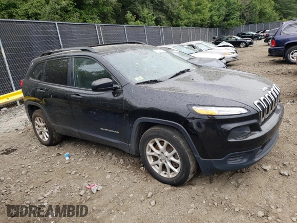 2017 Jeep Cherokee Sport with VIN 1C4PJMAS7HW663965, listed as a Copart auction lot 65504843 with 146,271 mi miles and Clean Title. Bid and sale history available at carsss.com. Image 4.