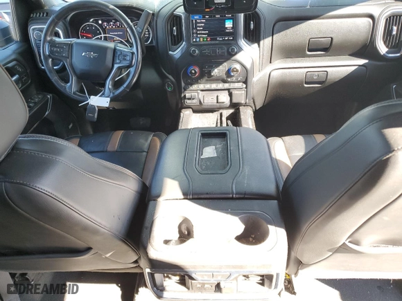 2021 Chevrolet Silverado 2500HD LTZ with VIN 1GC4YPEY3MF118905, listed as a Copart auction lot 43197705 with 93,859 mi miles and Salvage Title. Bid and sale history available at carsss.com. Image 8.