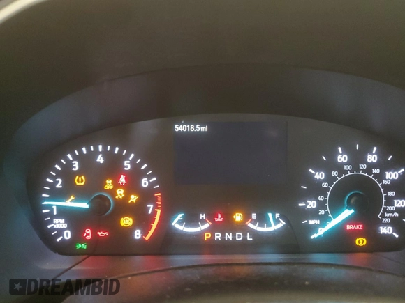 2022 Ford Escape SE with VIN 1FMCU0G66NUA43684, listed as a Copart auction lot 57752475 with 54,018 mi miles and Clean title. Bid and sale history available at DreamBid. Image 9.
