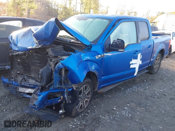2015 Ford F-150 XL with VIN 1FTEW1CF4FFB55487, listed as a IAAI auction lot 41867754 with 213,454 mi miles. Bid and sale history available at carsss.com. Image 2.