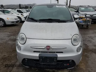 2014 FIAT 500e with VIN 3C3CFFGE8ET172792, listed as a Copart auction lot 43856805 with 0 mi miles and Clean Title. Bid and sale history available at carsss.com. Image 5.