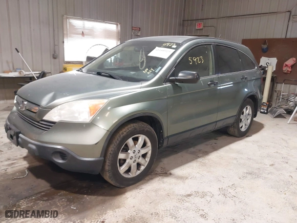 2007 Honda CR-V EX with VIN JHLRE48587C025093, listed as a IAAI auction lot 41155923 with 1 mi miles. Bid and sale history available at carsss.com. Image 17.
