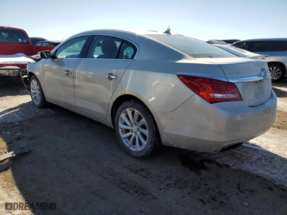2014 Buick LaCrosse Leather with VIN 1G4GB5G37EF100733, listed as a Copart auction lot 45997955 with 129,532 mi miles and Salvage Title. Bid and sale history available at carsss.com. Image 2.