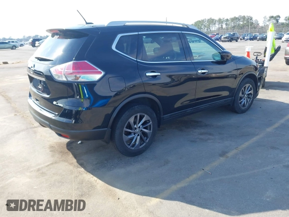 2016 Nissan Rogue SV with VIN 5N1AT2MV6GC789773, listed as a IAAI auction lot 41790816 with 94,901 mi miles and . Bid and sale history available at carsss.com. Image 4.
