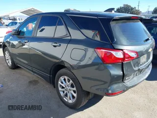 2020 Chevrolet Equinox LS with VIN 3GNAXHEVXLS521380, listed as a IAAI auction lot 40830916 with 72,350 mi miles. Bid and sale history available at carsss.com. Image 3.