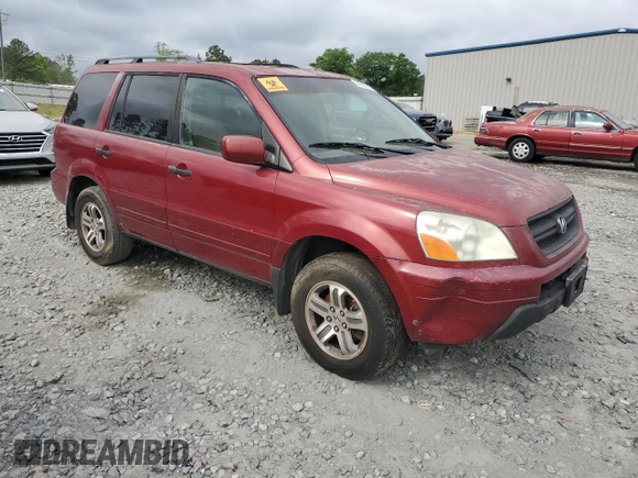 2005 Honda Pilot EX-L with VIN 5FNYF18515B057551, listed as a Copart auction lot 54396555 with 332,831 mi miles and Clean Title. Bid and sale history available at carsss.com. Image 4.