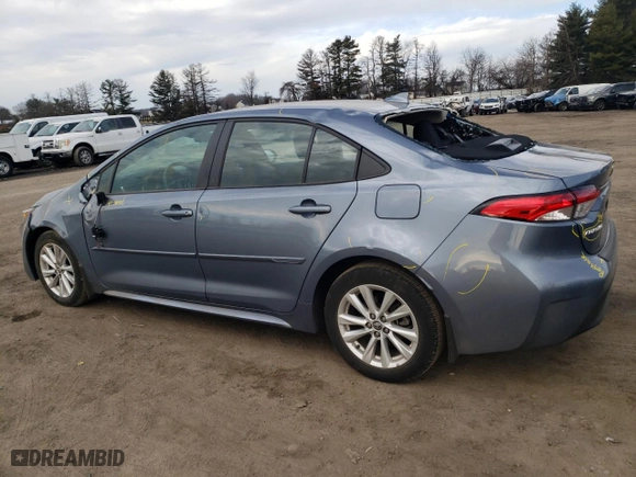 2024 Toyota Corolla LE with VIN 5YFB4MDE7RP112601, listed as a Copart auction lot 46424595 with 25,719 mi miles and Salvage Title. Bid and sale history available at carsss.com. Image 2.