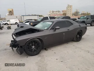 2015 Dodge Challenger R/T with VIN 2C3CDZAT6FH835317, listed as a Copart auction lot 50211205 with Not provided miles and Salvage title. Bid and sale history available at DreamBid. Image 1.