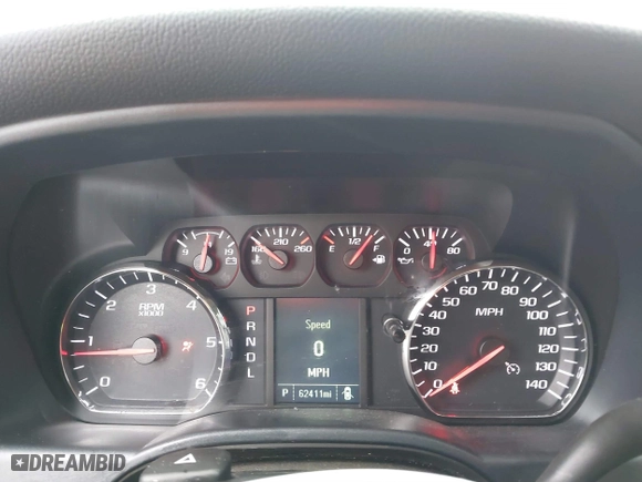 2018 Chevrolet Silverado 1500 Custom with VIN 1GCRCPEC8JZ238766, listed as a IAAI auction lot 41424928 with 62,411 mi miles. Bid and sale history available at carsss.com. Image 7.