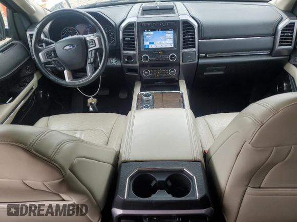 2019 Ford Expedition Platinum z VIN 1FMJU1MT9KEA33258, wystawiony jako Copart lot #59919395 z przebiegiem 94 171 mil mil oraz Szkoda całkowita • Salvage title. Historia ofert i sprzedaży dostępna na DreamBid. Obrazek 8.