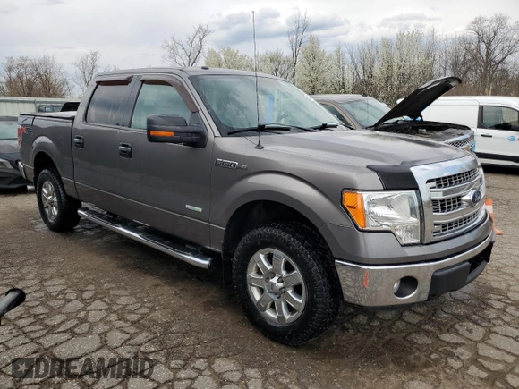 2014 Ford F-150 XL with VIN 1FTFW1ET2EFA73912, listed as a Copart auction lot 54205475 with 162,674 mi miles and Clean Title. Bid and sale history available at carsss.com. Image 4.