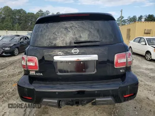 2019 Nissan Armada SV with VIN JN8AY2NC9K9588480, listed as a Copart auction lot 73414754 with 86,430 mi miles and Salvage Title. Bid and sale history available at carsss.com. Image 6.