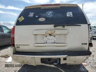 2010 Chevrolet Suburban LTZ with VIN 1GNUKKE33AR172523, listed as a Copart auction lot 54595654 with 228,705 mi miles and Salvage Title. Bid and sale history available at carsss.com. Image 6.