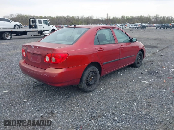 2005 Toyota Corolla CE with VIN 2T1BR32E95C328345, listed as a IAAI auction lot 42012789 with 168,533 mi miles and . Bid and sale history available at DreamBid. Image 4.