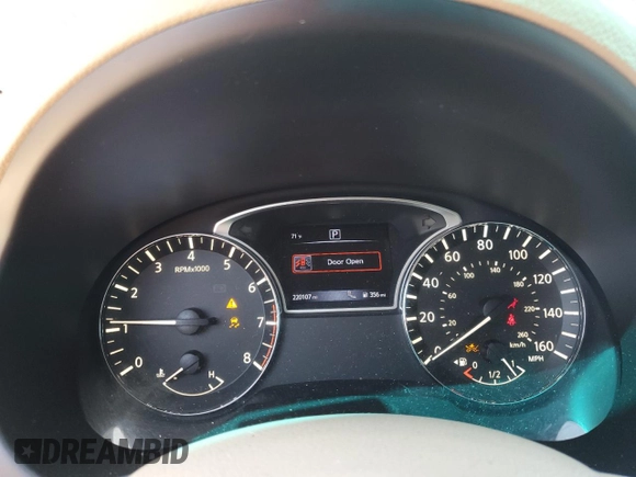 2017 Nissan Altima SL with VIN 1N4BL3AP4HC211330, listed as a Copart auction lot 53374055 with 220,107 mi miles and Salvage title. Bid and sale history available at DreamBid. Image 9.