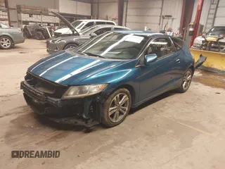 2013 Honda CR-Z with VIN JHMZF1D44DS000083, listed as a IAAI auction lot 41601324 with 212,884 mi miles. Bid and sale history available at carsss.com. Image 2.