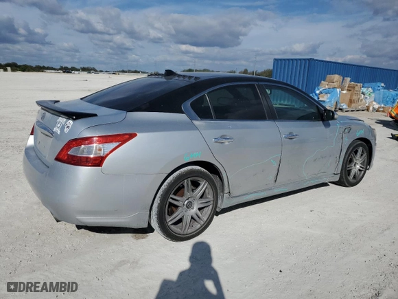 2009 Nissan Maxima 3.5 S with VIN 1N4AA51E89C856513, listed as a Copart auction lot 42772645 with 113,658 mi miles and Salvage Title. Bid and sale history available at carsss.com. Image 3.
