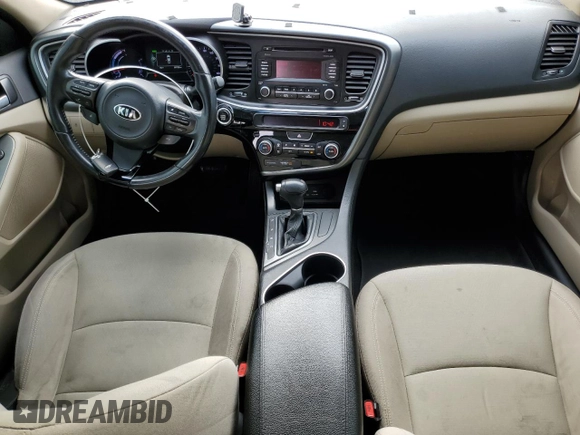 2015 Kia Optima Hybrid with VIN KNAGM4AD4F5085879, listed as a Copart auction lot 82037454 with 99,730 mi miles and Salvage Title. Bid and sale history available at carsss.com. Image 8.