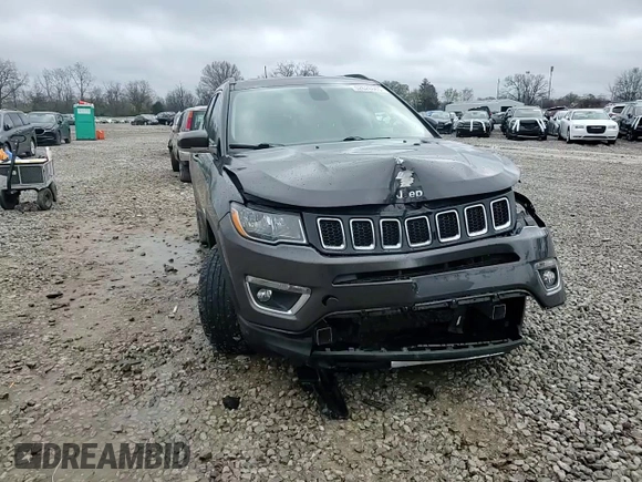 2018 Jeep Compass Limited with VIN 3C4NJDCB2JT263067, listed as a Copart auction lot 52626665 with 51,567 mi miles and Salvage Title. Bid and sale history available at DreamBid. Image 11.