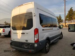 2015 Ford Transit Passenger XL with VIN 1FBAX2XGXFKA32115, listed as a Copart auction lot 87395664 with 123,749 mi miles and Salvage Title. Bid and sale history available at carsss.com. Image 3.