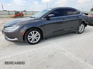 2015 Chrysler 200 Limited with VIN 1C3CCCAB8FN660082, listed as a Copart auction lot 58860255 with 145,603 mi miles and Salvage title. Bid and sale history available at DreamBid. Image 1.