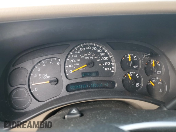 2004 Chevrolet Suburban LS with VIN 1GNFK16Z34J278849, listed as a Copart auction lot 47467855 with 265,630 mi miles and Salvage Title. Bid and sale history available at carsss.com. Image 9.