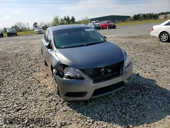 2015 Nissan Sentra SV with VIN 3N1AB7AP8FL695877, listed as a Copart auction lot 50510105 with 143,883 mi miles and Salvage Title. Bid and sale history available at carsss.com. Image 14.